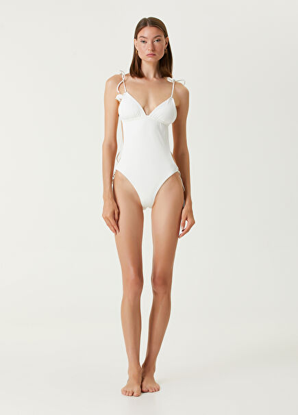Pop Flower Off White Swimsuit