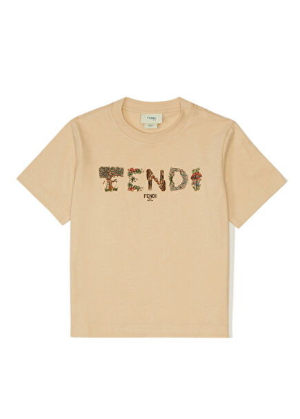 Beige Girls T-Shirt