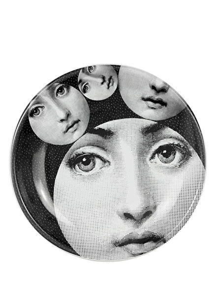 Variazioni N242 Black And White Porcelain Ashtray
