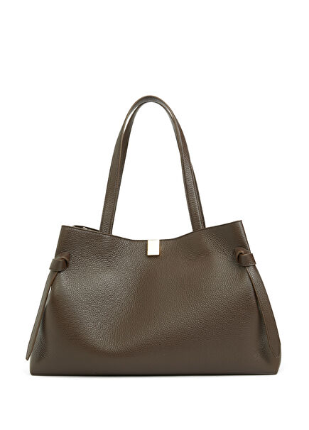 Gyoza Kahverengi Kadın Deri Çanta