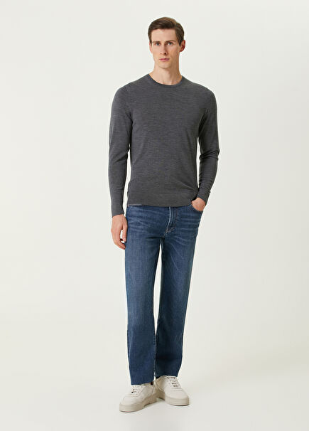 Elijah Relaxed Straight Fit Blue Organic Cotton Je