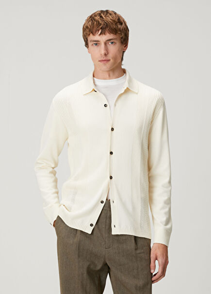 Off-White Knit Cardigan