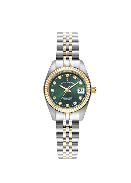 JWL02104 Silver Gold Steel Women's Wristwatch