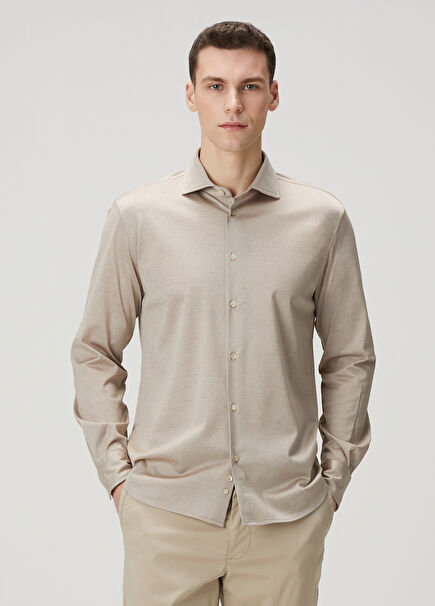 Beige Shirt