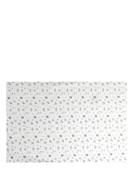 N2M Con White Cotton Baby Kids 2 Piece Bed Sheet Set For Crib