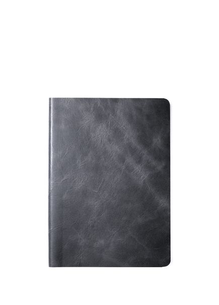 Anthracite A5 Leather Notebook