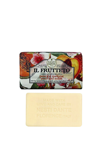 Il Frutteto Peach and Melon Extract Vegan Care Bar Soap 250 g