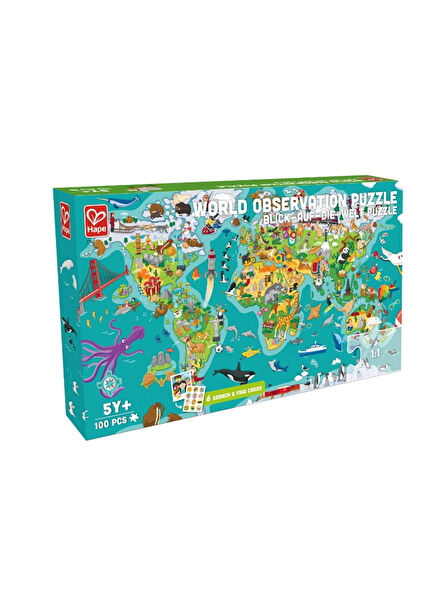 2in1 World Tour Puzzle and Board Game