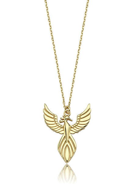 Minimal Phoenix 14K Gold Necklace