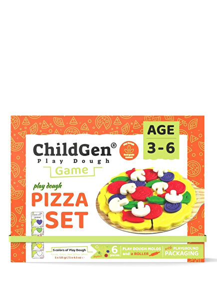 Pizza Play Dough Set with Scene