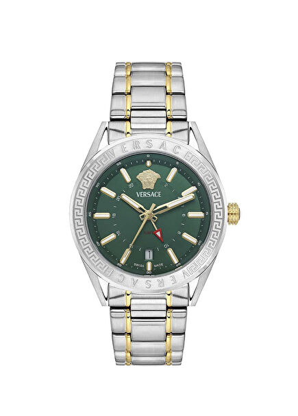 VRSCVEAFA0524 Gold Color Metallic Grey Steel Men's Wristwatch