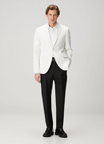Black Wool Pants