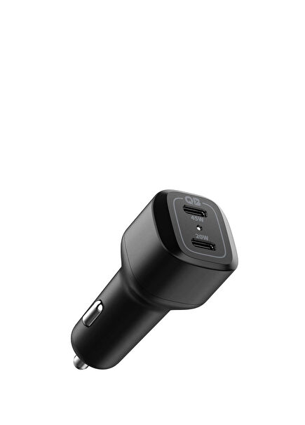 ArcStation PC2000 65W Current Protected 2 Port 20W/45W Type-C In-Car Fast Charger 