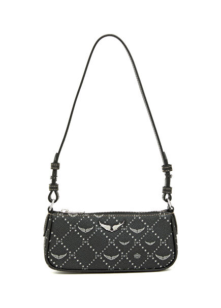 Printed Siyah Kadın Çanta