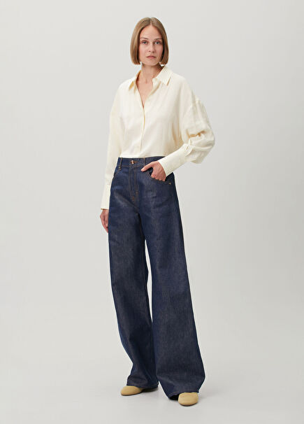 Lacivert Jean Pantolon