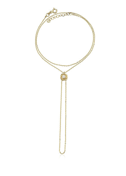 İnci Detaylı 14 Ayar Altın Kadın Şahmeran 