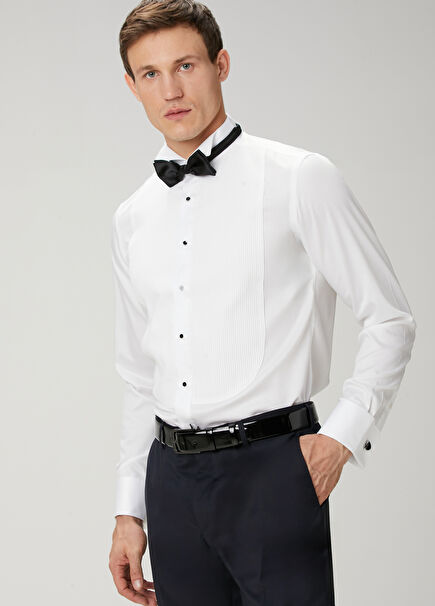 White Tuxedo Shirt
