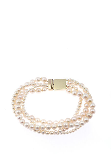 Pearl Women's Gold Bracelet