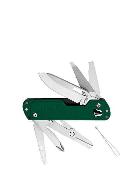 Free T4 Green Folding Knife