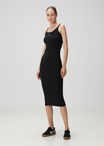 Chill Knit Black Dress