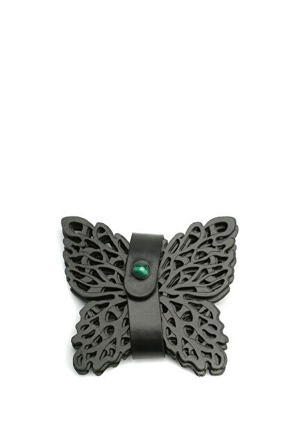 Curiosity Siyah 6lı Deri Bardak Altlığı