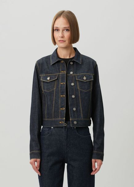 Navy Blue Denim Jacket