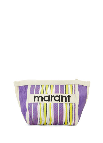 White Purple Women's Beach Bag
