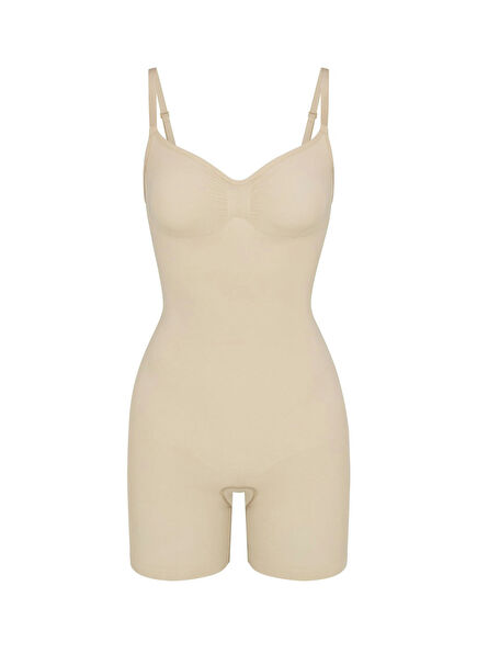 Seamless Sculpt Beige Bodysuit