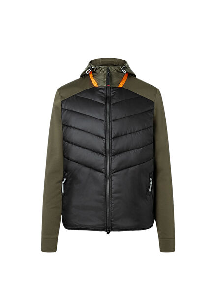 Umet Haki Kapüşonlu Erkek Spor Mont