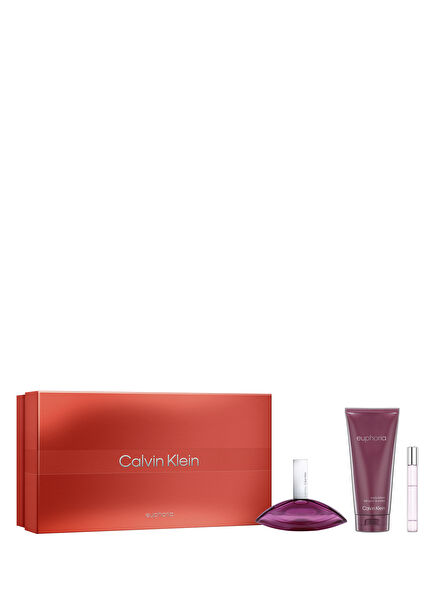 Euphoria Woman EDP 100 ml + Vücut Losyonu 200 ml + 10 ml Penspray Kadın Parfüm Seti