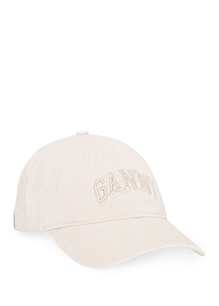 Krem Kadın Organik Pamuk Şapka