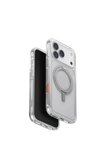 Apple iPhone 17 Pro Swivix Rotating Kickstand Transparent Phone Case