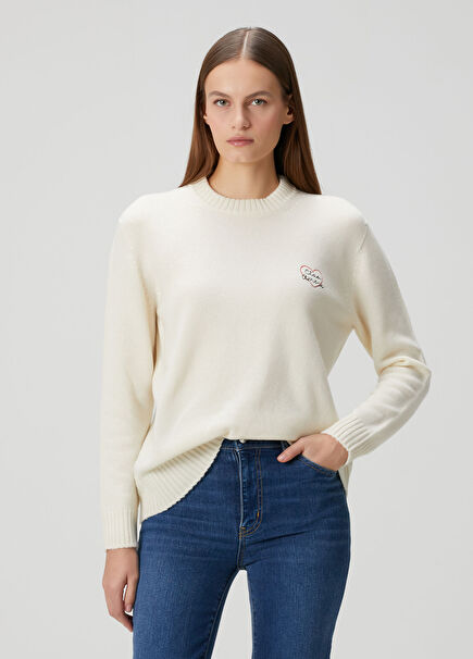Cream Cashmere Sweater