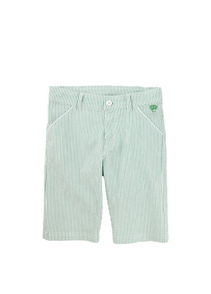 Çizgili Erkek Çocuk Bermuda Şort