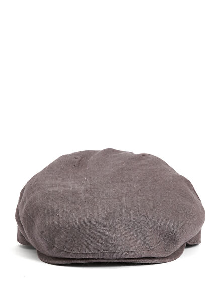 Grey Men's Linen Hat