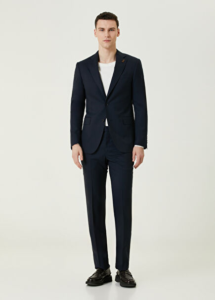 Vicenza Navy Blue Wool Suit