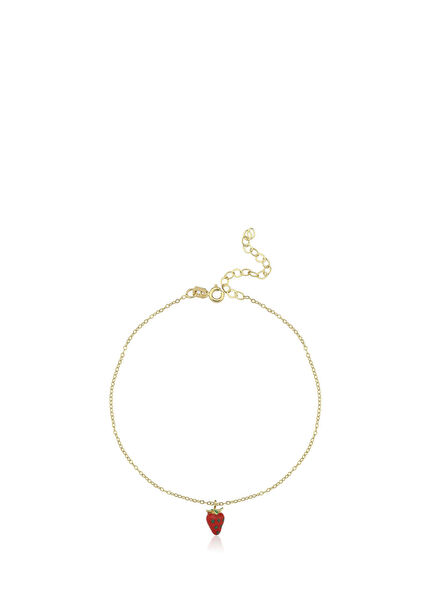 Strawberry 14 Ayar Altın Kadın Halhal