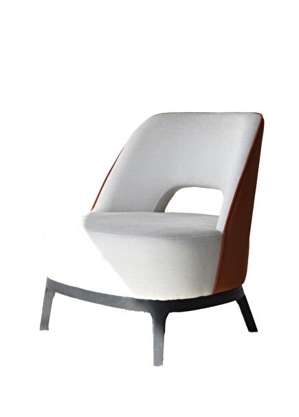 Beige Double Color Upholstered Sofa