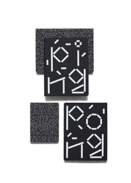 Graphic Ping Pong A5 Large Dotted Notebook