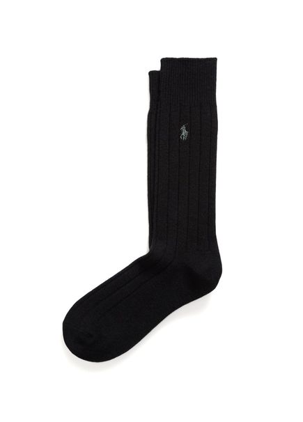 Black Men's Wool Socks