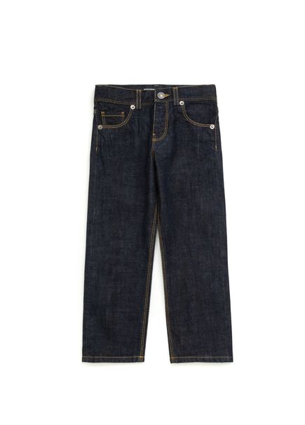 Lacivert Unisex Çocuk Denim Pantolon