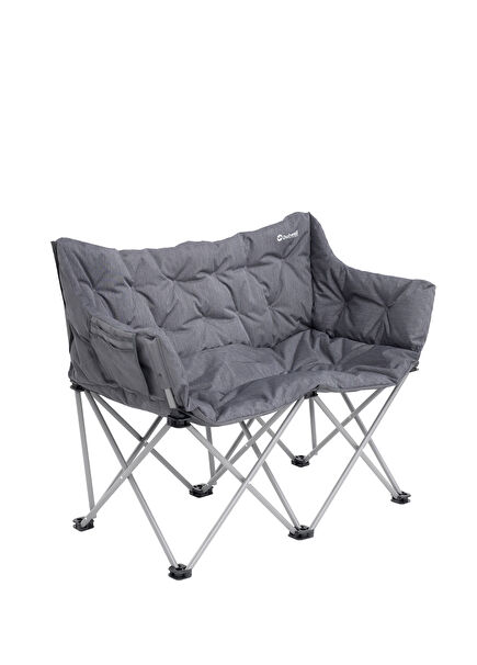 Sardis Lake Ultra Konforlu Gri Katlanır İki Kişilik Doğa Sandalyesi