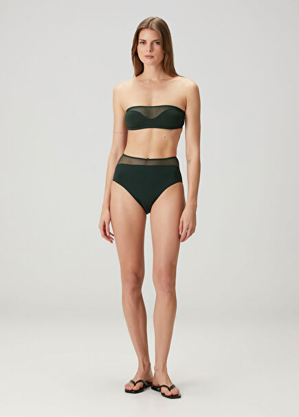 Koyu Yeşil Bikini Altı