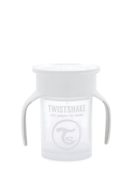 360° Dökülmez Beyaz 6+ Ay Alıştırma Bardağı 230 ml