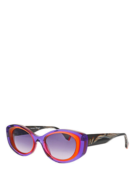 Clone1 Purple Metal Women's Sunglasses