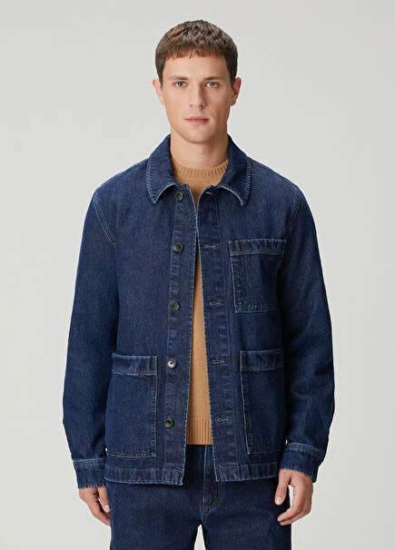 Atelier Dark Blue Denim Jacket