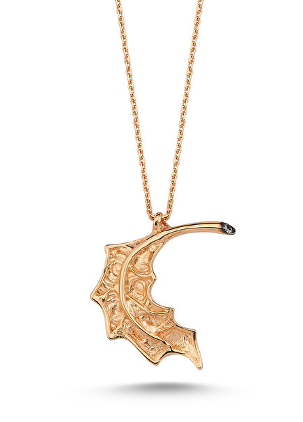 Autumn Leaf Women's Gold Necklace