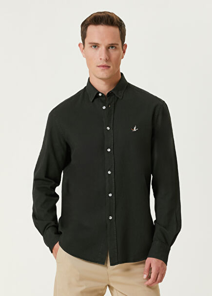 Comfort Fit Khaki Shirt