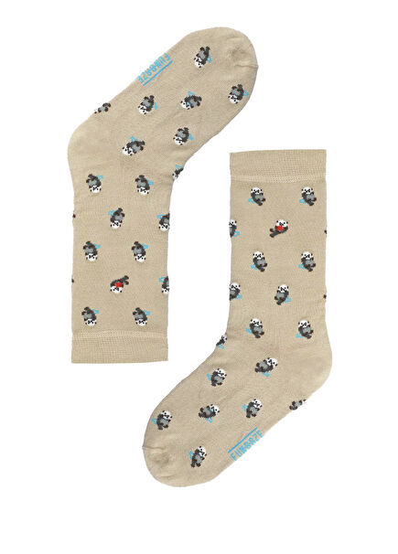 Sea Otter Su Samuru Desenli Bambu Unisex Çorap