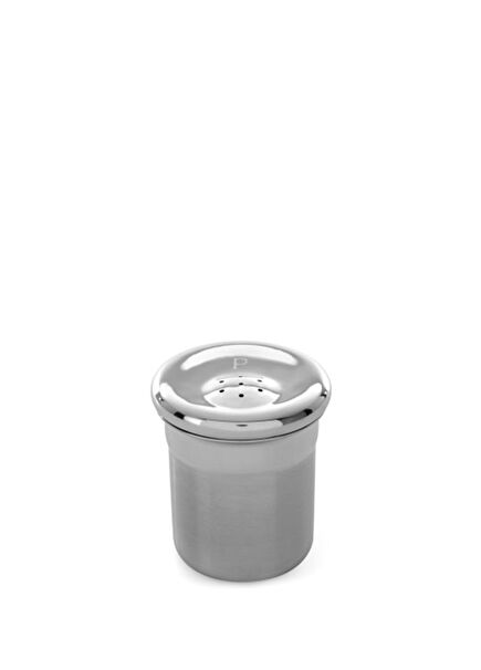 Essentials Steel Pepper Shaker